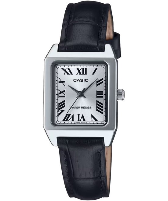 Casio Casio Collection LTP-B150L-7B1EF Horloge - Leer - Zwart - Ø 23.5 mm