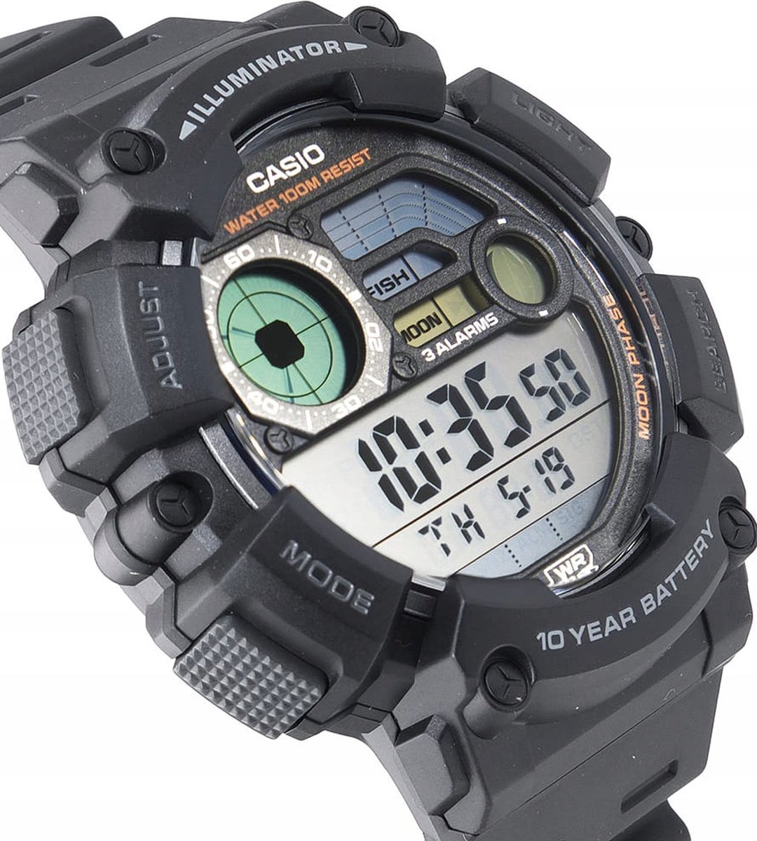 Casio Collection WS-1500H-1AVEF LCD Large Heren Horloge