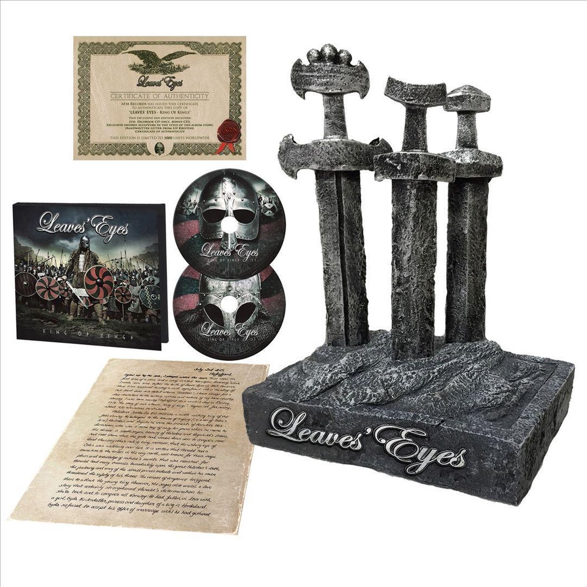 Leaves' Eyes -  King Of Kings (CD) Limited to 700 Units