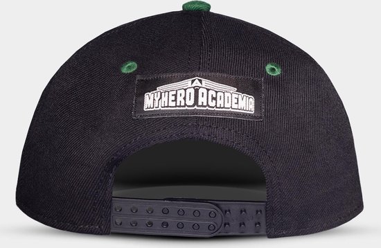 My Hero Academia - MHA Snapback Pet - Zwart-Groen Cap
