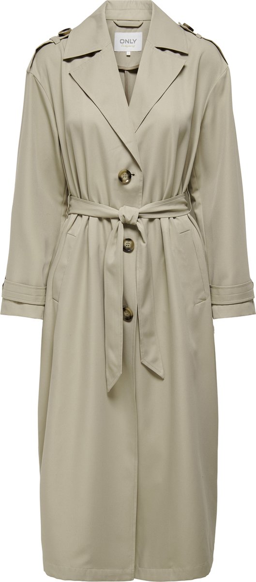 ONLY - Maat M - ONLLINE X-LONG TRENCHCOAT CC OTW Dames Jas