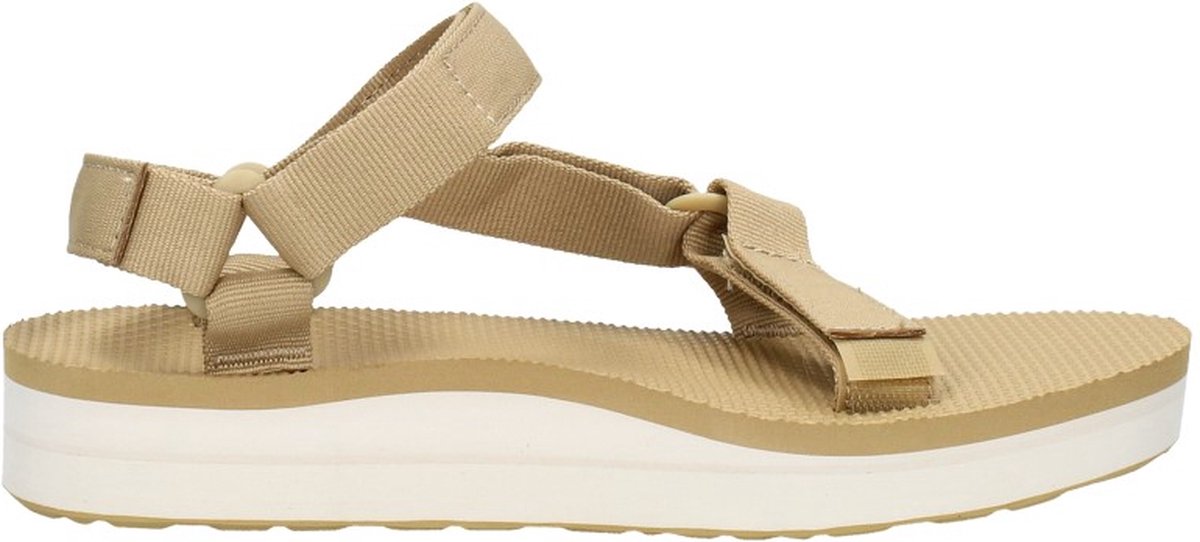 sandalen, vrouwen, platform, sleek?, katoen?