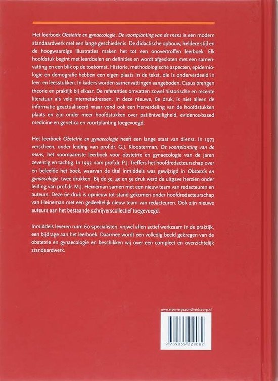 Obstetrie en Gynaecologie - Studieboek