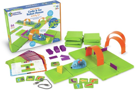 Learning Resources Code & Go Mouse Activity Set - Rechargeable (Set) - 5+