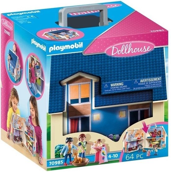 PLAYMOBIL Dollhouse Mijn meeneempoppenhuis - 70985