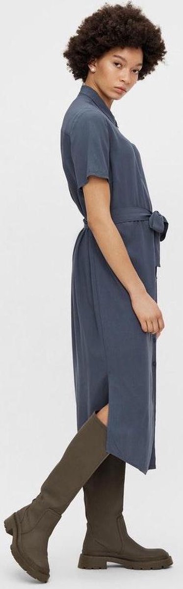 Pieces - Maat XL - PCCECILIE SS LONG DRESS - NOOS BC Ombre Blue