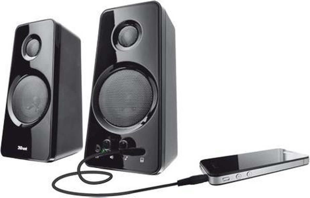 Trust Tytan 2.0 - PC Speakerset - Zwart