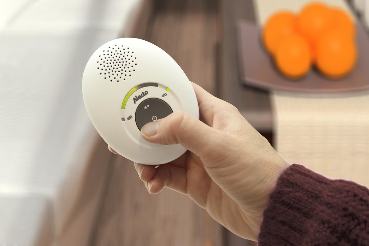 Alecto DBX-115 - Babyfoon Full Eco DECT - Wit/Antraciet