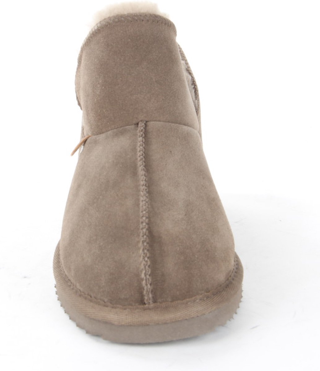Warmbat - Maat 37 - Willow Suede Dames Pantoffels - Moss