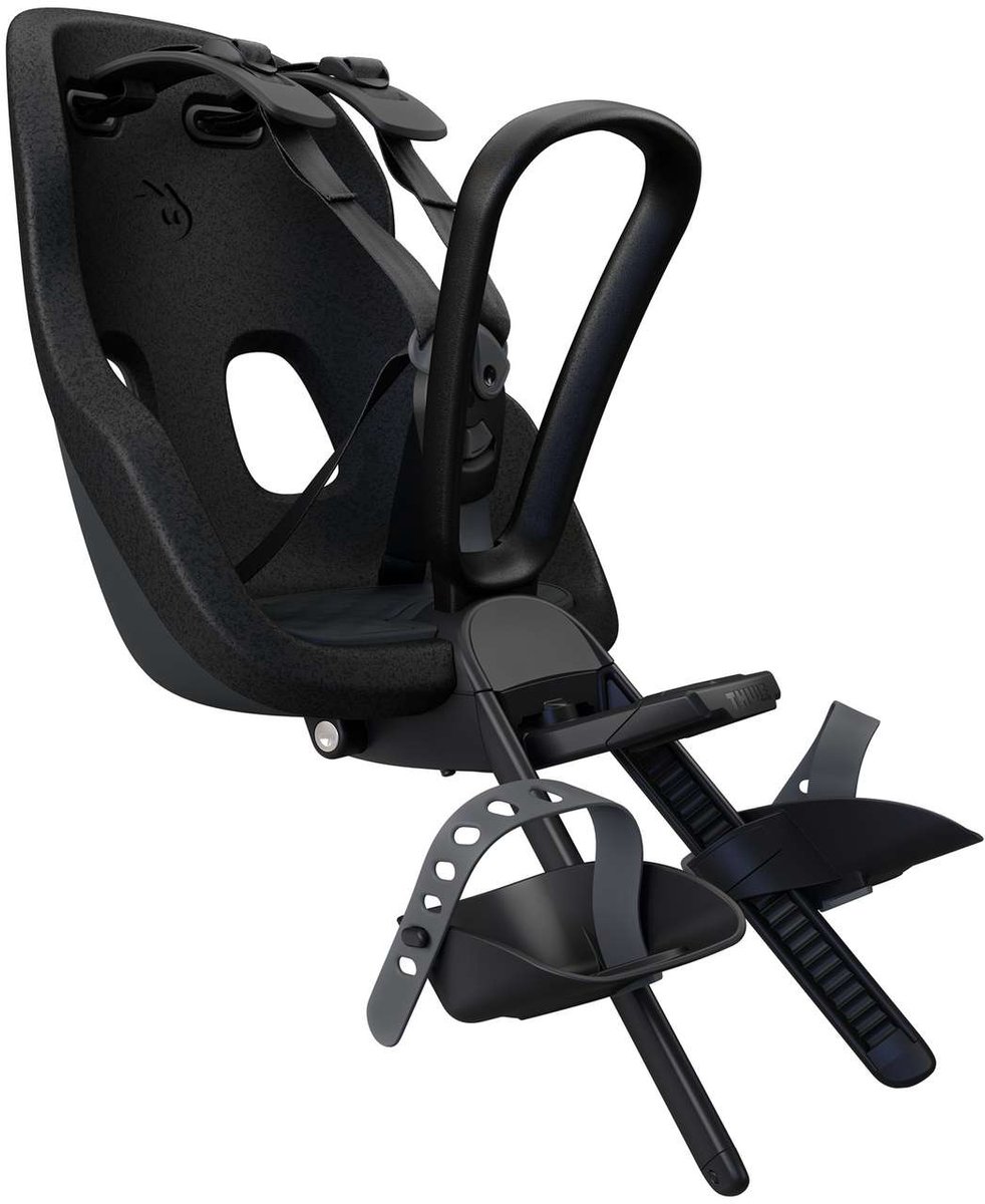 kinderwagenzitje, fietszitje, rugbeugel, verstelbaar, black