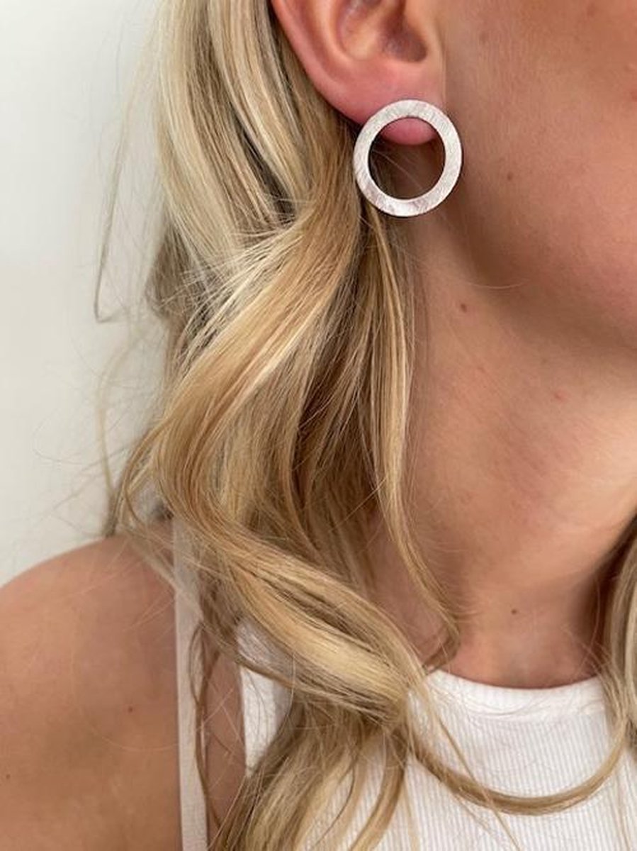Casa Jewelry Oorknoppen Lola Zilver