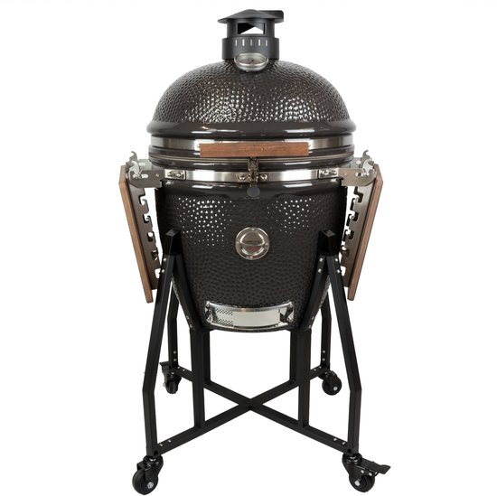 Grizzly Grills Kamado Elite Large - Barbecue - ø46cm / ø18inch - Zwart - Compleet