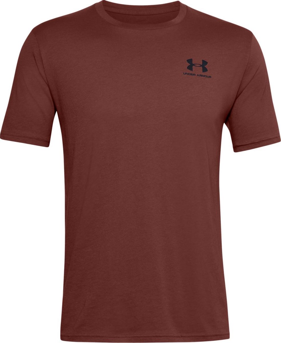 t-shirt, korte mouw, rood, katoen, Under Armour logo