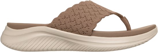 Skechers - maat 40 - ULTRA FLEX 3.0 SANDAL-RHYTHM Dames Slippers - Mokka