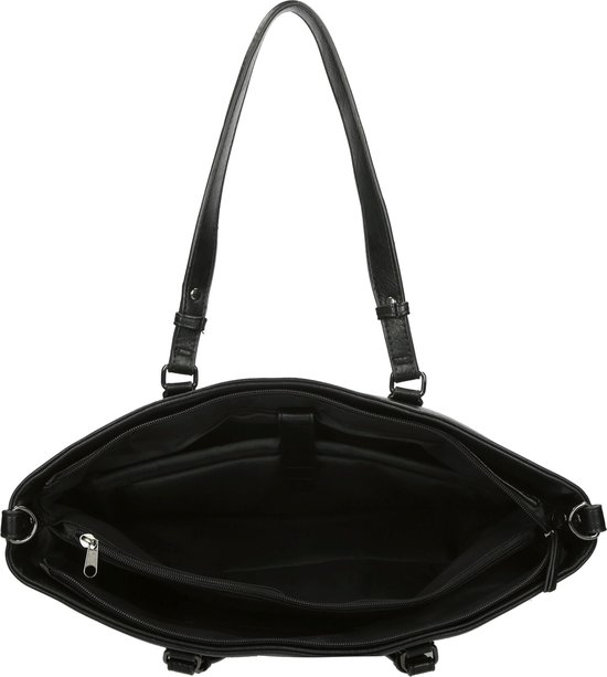Enrico Benetti Caen 66625 Shopper / laptoptas met tabletvak en 15" laptopvak - Zwart
