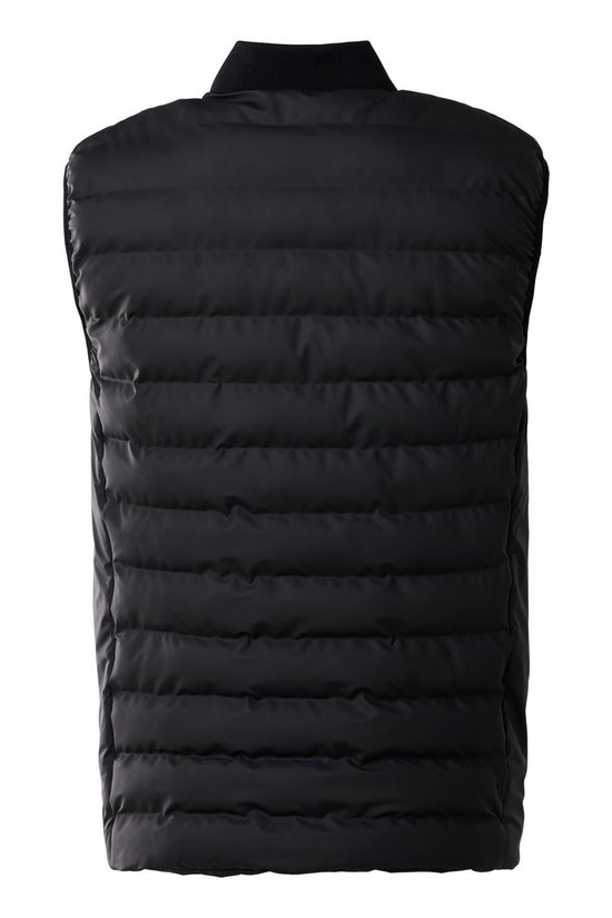 Rains Trekker Vest 1520 Regenjas Unisex - Zwart - Maat XS