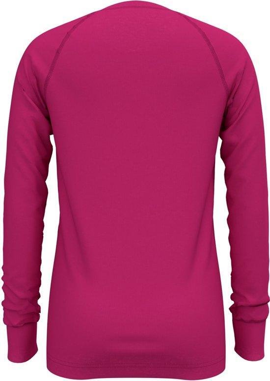 Odlo Bl Top Crew Neck L/S Active Warm Kinderen Thermoshirt - Beetroot Purple - Maat 152