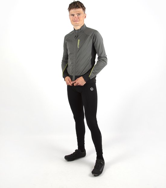 Rogelli Tavon Wielrenbroek - Maat XL - Heren Fietsbroek - Mannen - zwart