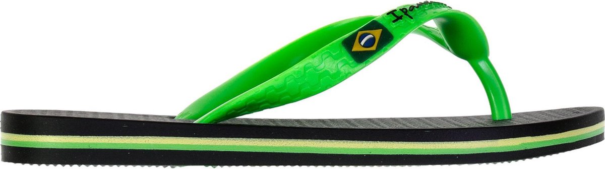 Ipanema Classic Brasil Kids Slippers - Zwart/Groen - Maat 38