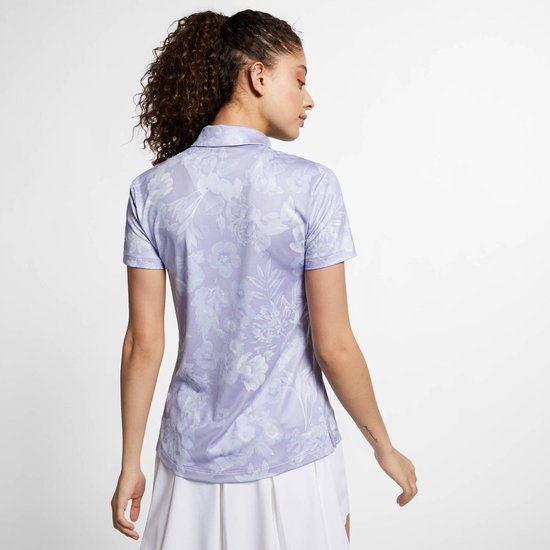 Nike Dri-Fit Aop Sport Polo - Maat S - Dames - Purple Dawn/Amethyst Tint
