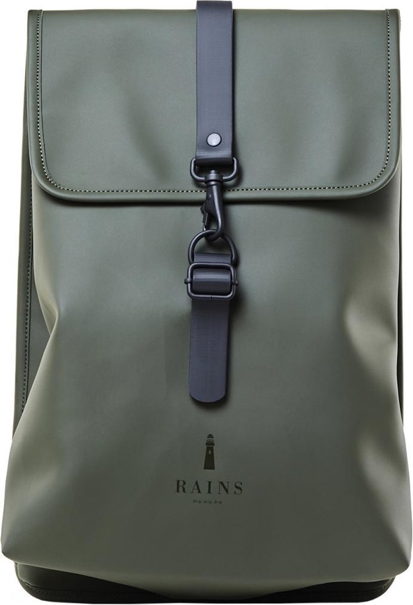 Rains Rucksack Tas Unisex - Groen - One Size