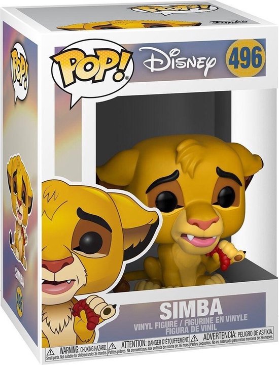 Funko Pop! Lion King N° 496 Simba - Verzamelfiguur