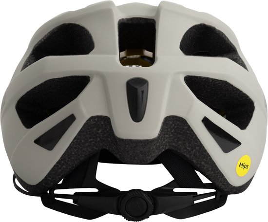 BBB Cycling Dune Mips 3.0 Fietshelm Volwassenen - MTB & Racefiets - Fidlock Sluiting - Inclusief Achterlicht Houder - Mat Grijs Wit - Maat M (55-58cm) - BHE-23