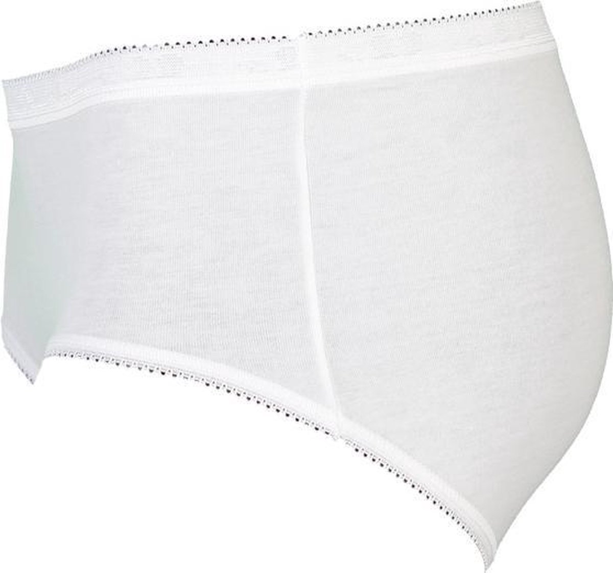 Sloggi - Maat 38 - Basic+ Dames Midi slip - 4-pack - Wit - Dames - Wit