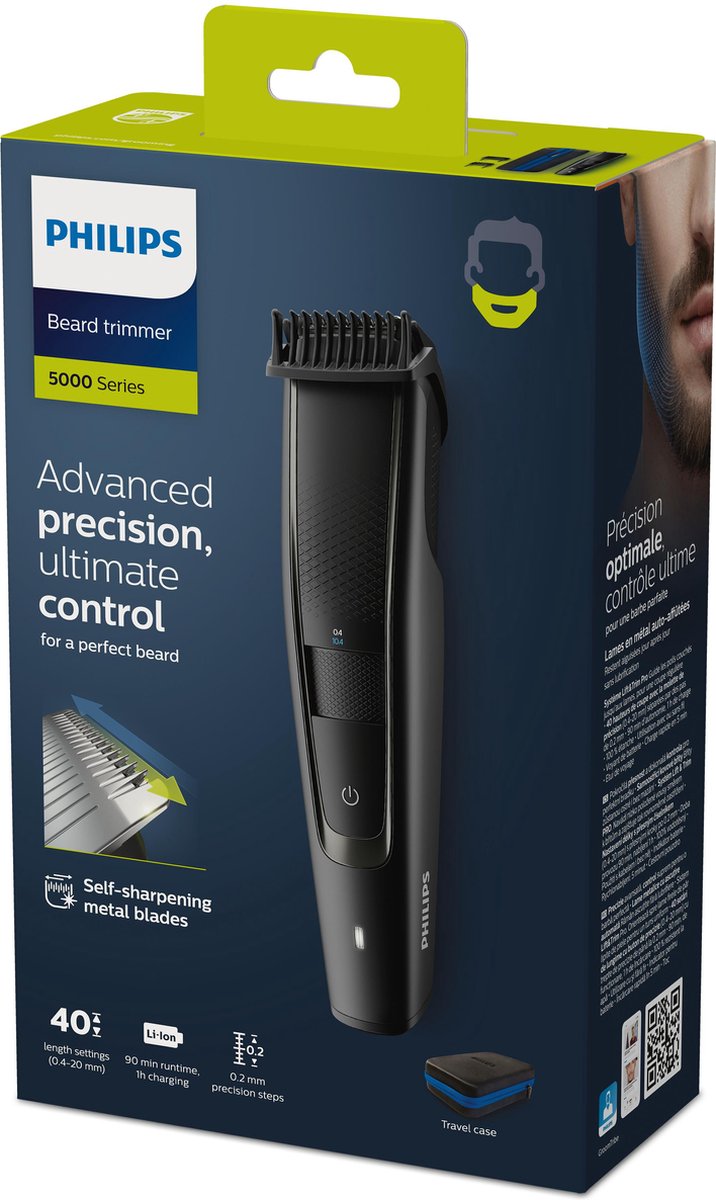 Philips Series 5000 - BT5515/70 - Baardtrimmer voor mannen - Zwart