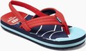 Reef Jonas Claesson Lil Ahi Mountain Wave - Maat 25/26 - Jongens Slippers - Blauw