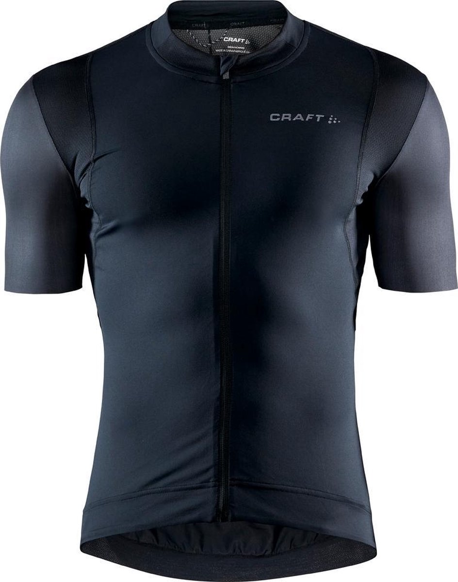 fietsjersey, korte mouwen, zipsluiting, naad juist, craft merk zichtbaar?