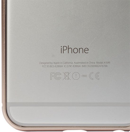 Krusell Sala Aluminium Krusell Sala Aluminium bumpercase - Apple iPhone 6 Plus - Goud- Apple iPhone 
