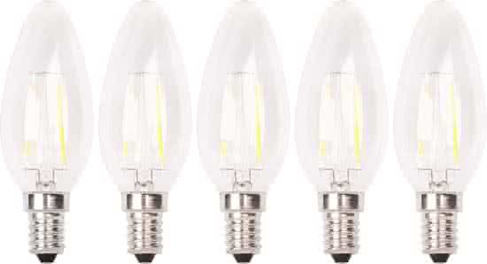 XQLITE LED KAARS E14 2 WATT FILAMENT MAT XQ1402