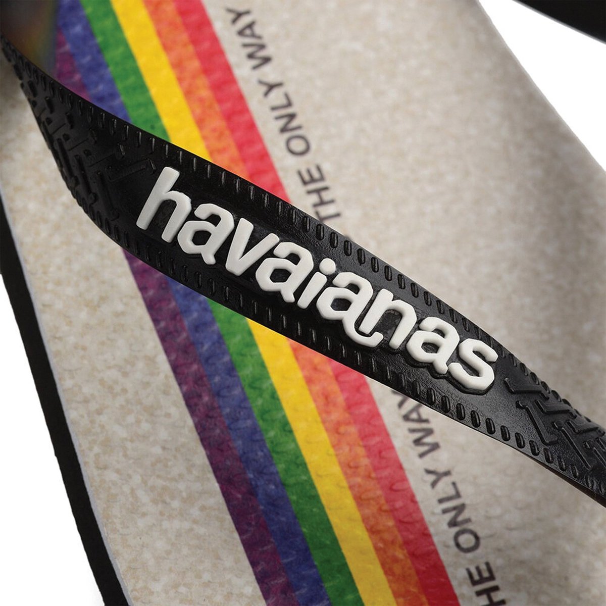 Havaianas Top Pride Unisex Slippers - Black/Black - Maat 35/36
