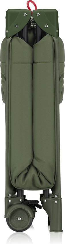 trolley, folding, green, wheeled, handle