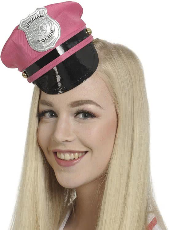 Police Pet Tiara Pink