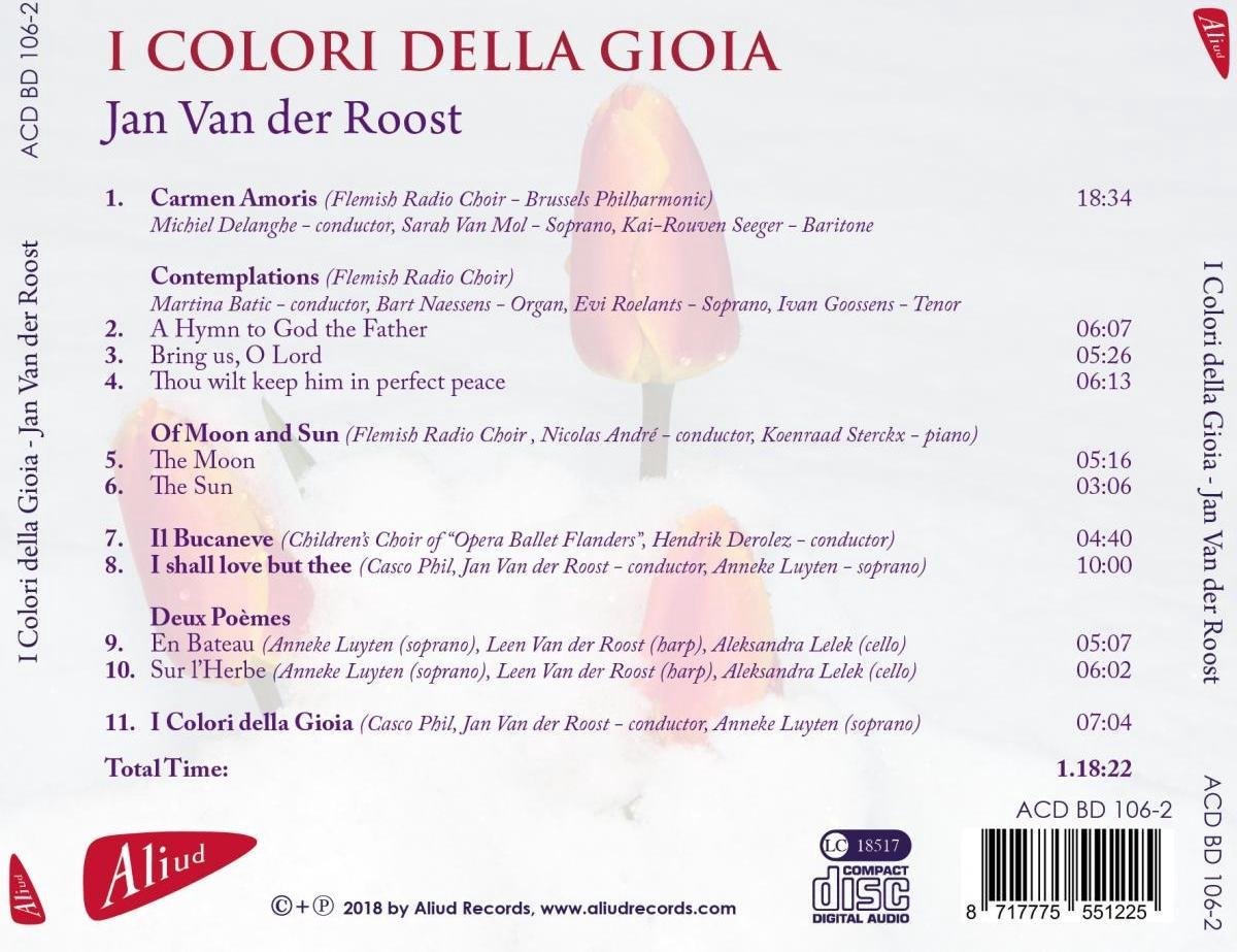 Flemish Radio Choir - I Colori Della Gioia CD