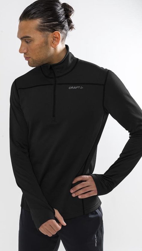 Craft Pin Halfzip Wintersportpully Heren - Black