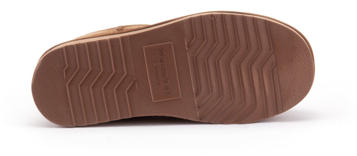 Warmbat - maat 38 - Durack Suede boot Stitch Dames Laarzen - Cognac