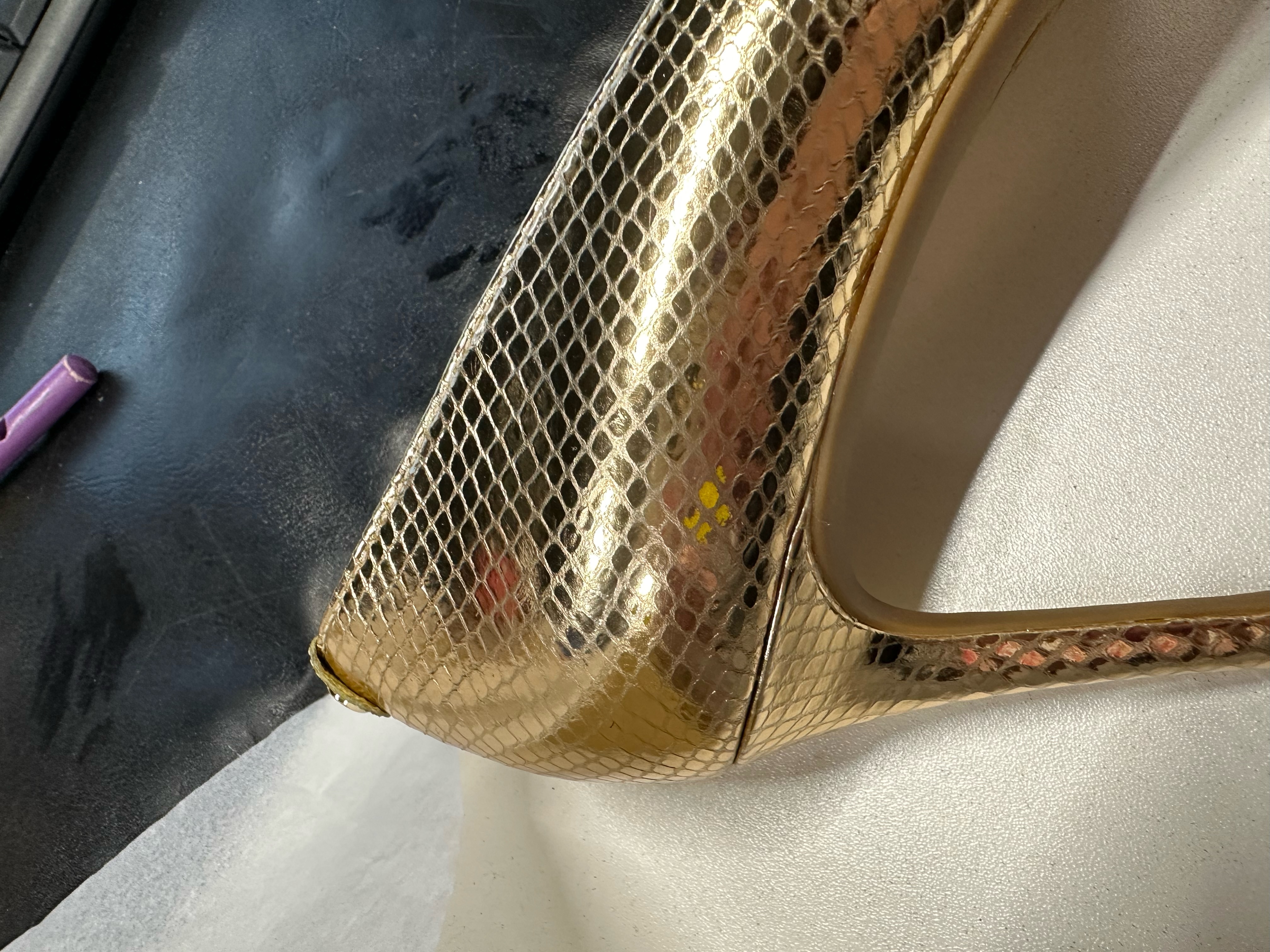 Michael Kors  - Maat 38.5 - ALINA FLEX PUMP Dames Pumps - Pale Gold