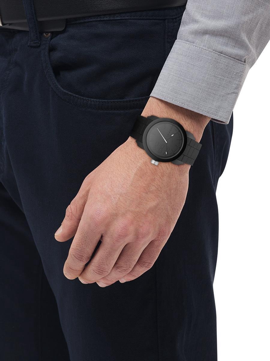 Diesel Double Down DZ1437 Herenhorloge 52 mm - Zwart