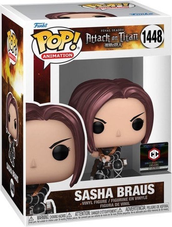Funko Pop #1448 Attack on Titan - Sasha Braus Metallic