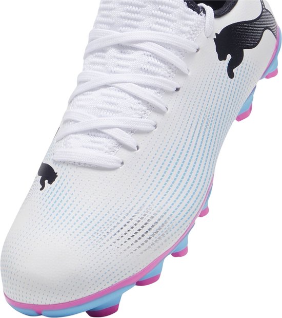 PUMA FUTURE 7 PLAY FG/AG Jr FALSE - Maat 29 - Sportschoenen - PUMA White-PUMA Black-Poison Pink
