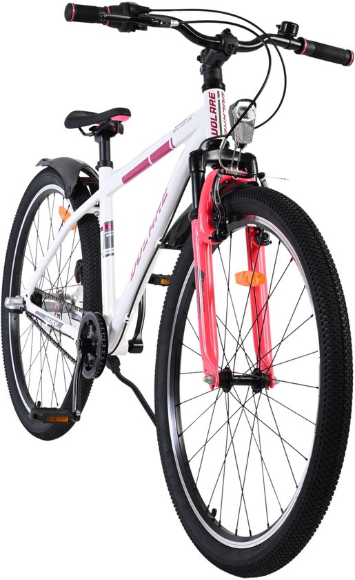 Volare XC Race Kinderfiets - 26 inch - Wit/Roze - Nexus 3