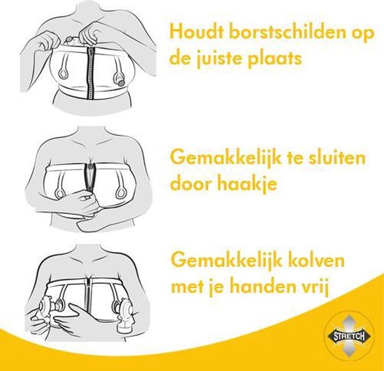 Medela  - Maat M - Easy Expression Bustier - Zwart