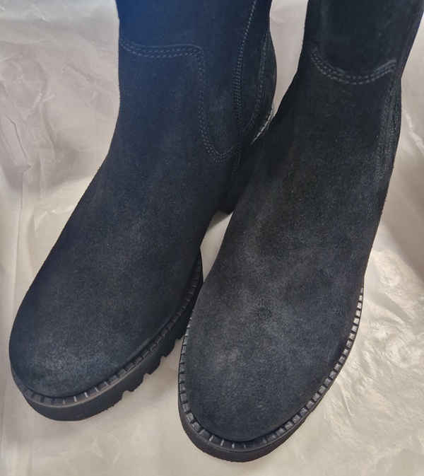 Gabor -  Maat 38 - Chelsea boots zwart Suede - Dames