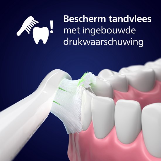 Philips Sonicare 5300 Series - Elektrische Tandenborstel - Wit - Reisetui - Wittere tanden - HX7108/