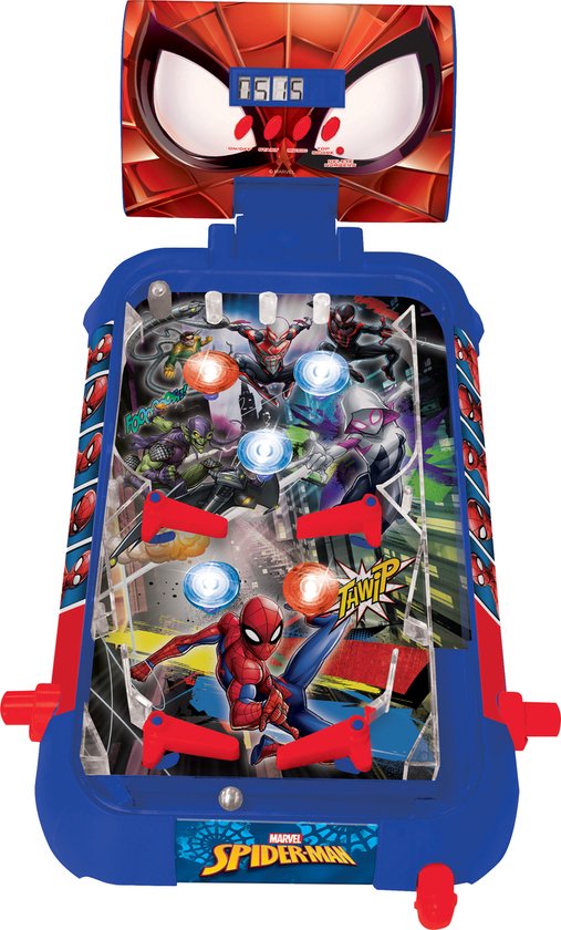Disney Spiderman Elektronische Flipperkast Veelkleurig