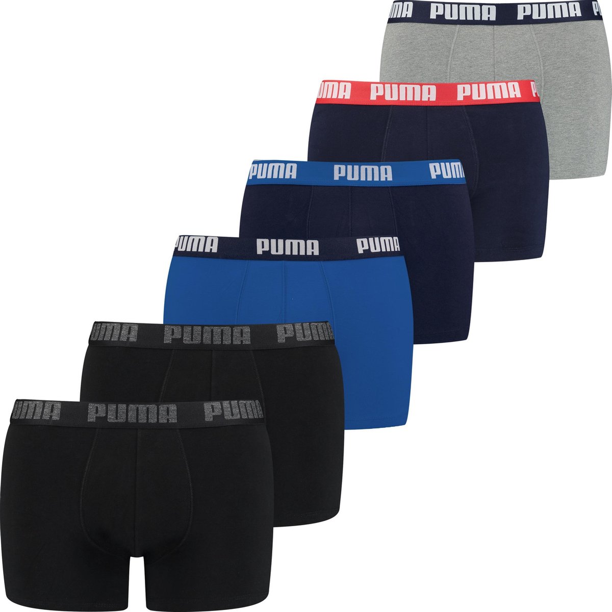 Puma - maat XL- Basic Boxer Heren Onderbroek - 6-pack
