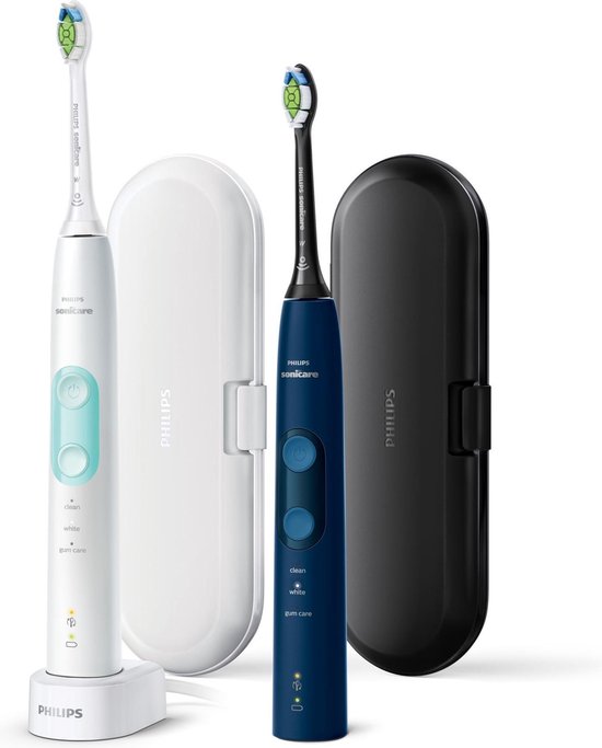 Philips 4500 series HX6851/34 - Sonische tandenborstel - Wit en blauw